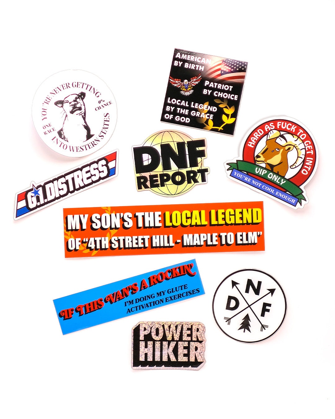 DNF Report Sticker Pack